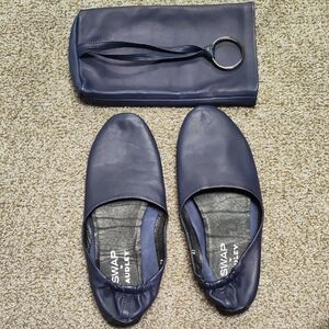 Women's Navy Flats